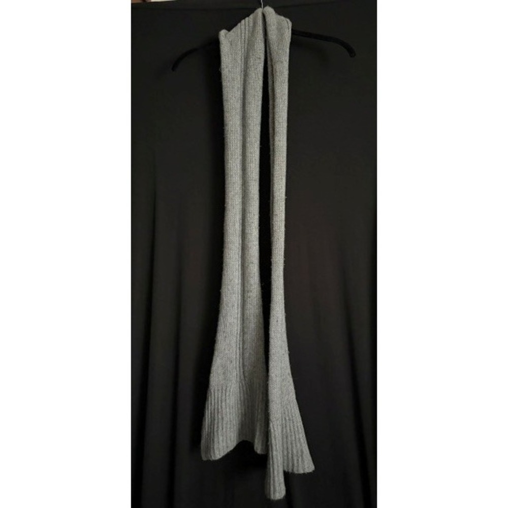 Gray Cozy Knit J. Crew Scarf
